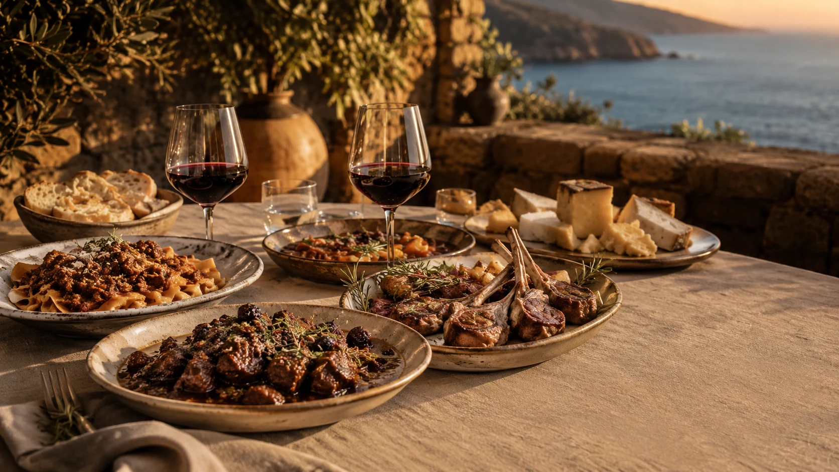 Abbinamento gastronomico per Paternum